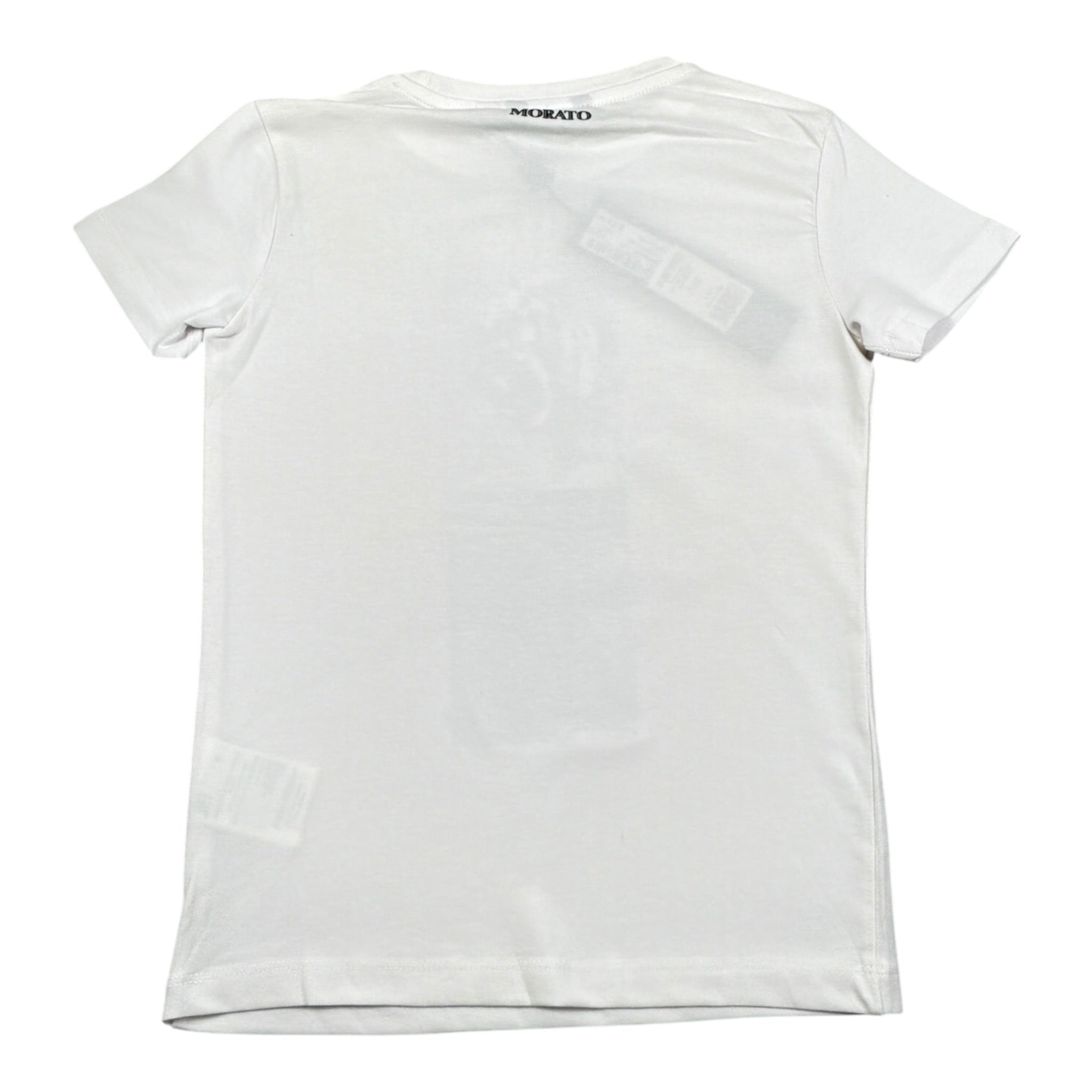 Antony Morato T-Shirt tinta unita con Stampa Bianco per Bambino MKKS00532 BIANCO ANTONY MORATO 