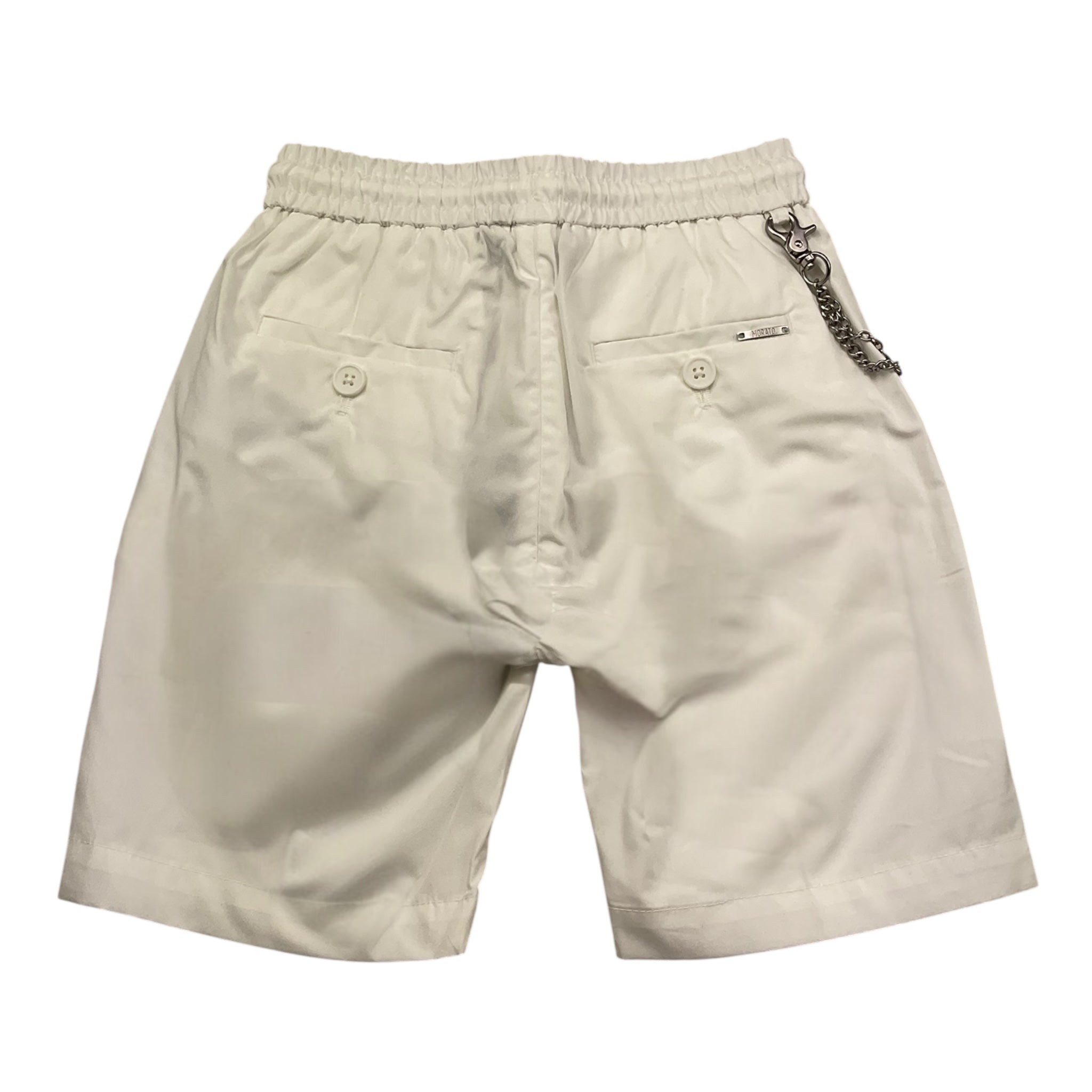 Antony Morato Bermuda Tinta Unita con Elastico In Vita per Bambino MKSH00092 BIANCO ANTONY MORATO 