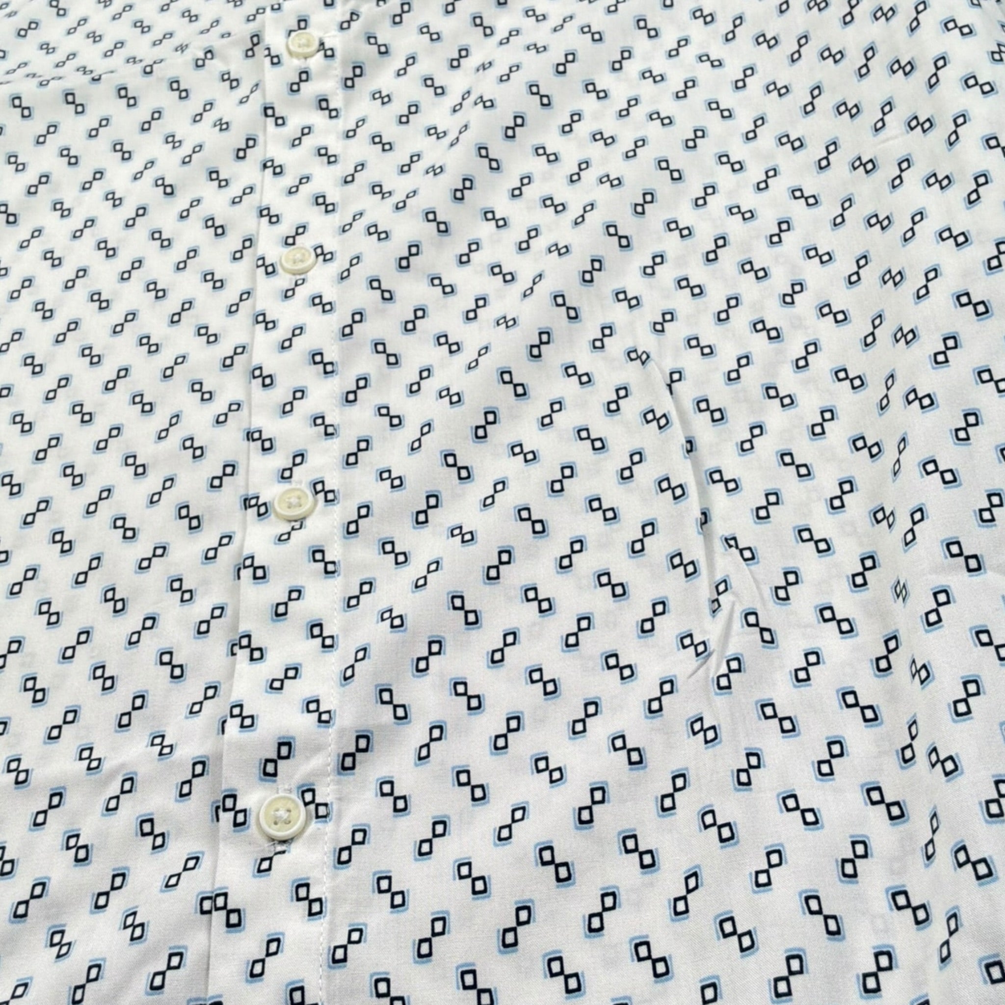 Antony Morato Camicia Tinta Unita con Fantasia Manica Lunga per Bambino MKSL00262XX BIANCO ANTONY MORATO 