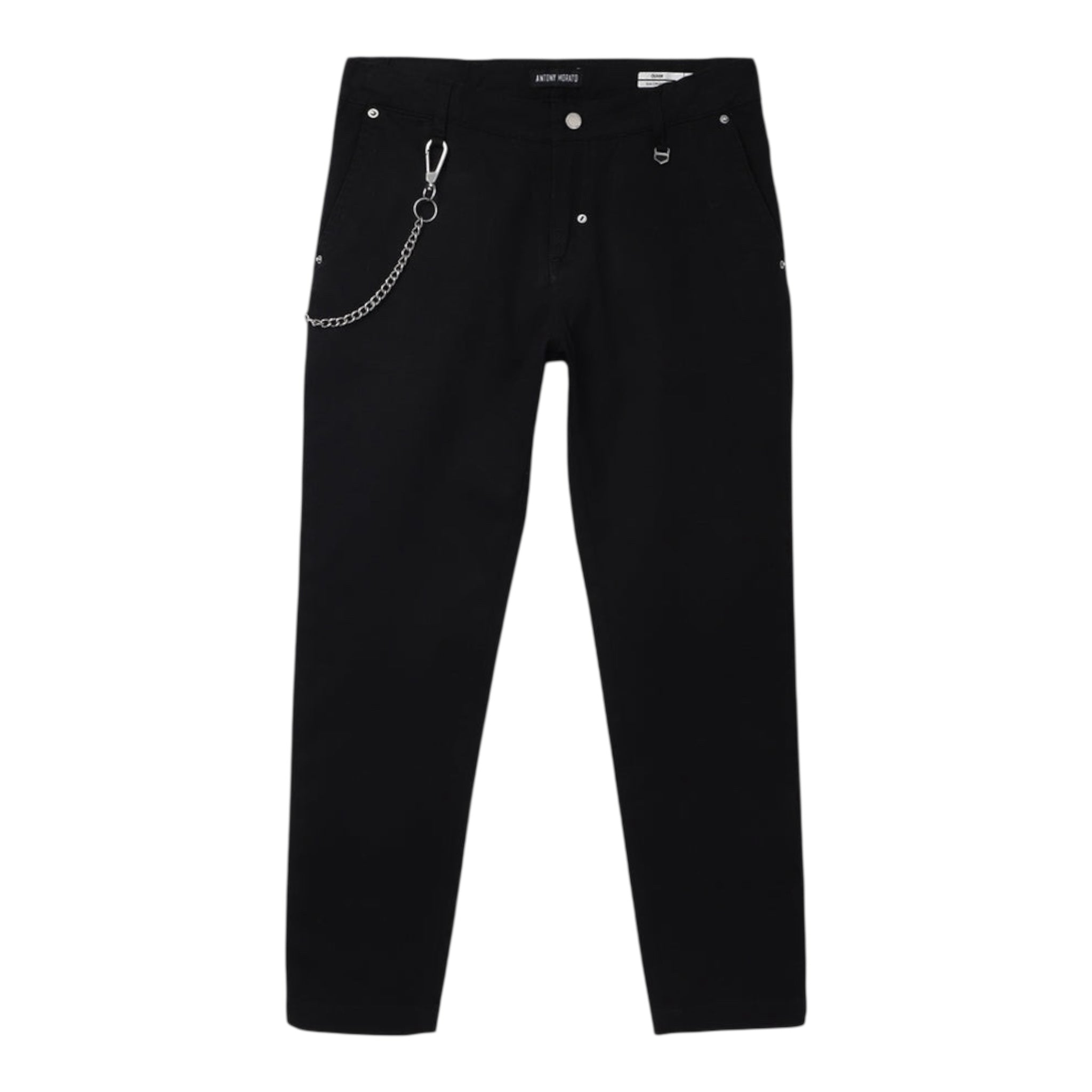 Antony Morato Pantalone Tinta Unita con Girovita Regolabile per Bambino MKTR00228 NERO ANTONY MORATO 
