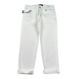 Antony Morato Pantalone tinta unita con Girovita Regolabile Bianco per Bambino MKTR00228X BIANCO ANTONY MORATO 