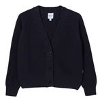 Aspesi Cardigan Tinta Unita con Bottoni per Bambino S25004GFEM110 BLU ASPESI 