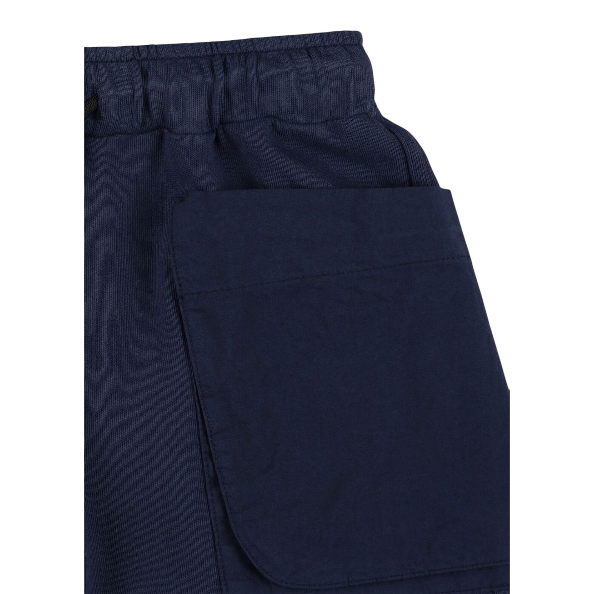 Aspesi Bermuda Tinta Unita con Elastico In Vita per Bambino S25020PBM7067 BLU ASPESI 