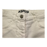 Aspesi Bermuda Tinta Unita con Girovita Reglabile per Bambino S25022PSC6060 BIANCO ASPESI 