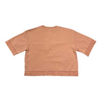 Aspesi T-Shirt Girocollo Tinta Unita con Logo per Bambina S25029TSM7038 ROSA ASPESI 