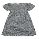 Babe & Tess Abito Mezza Manica Tinta Unita con Fantasia per Bambina 01518050 BLU BABE & TESS 