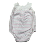 Babidu Pagliaccetto Giromanica Fantasia A Righe per Neonata 12209 BIANCO BABIDU 
