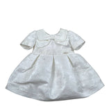 Baby A. Abito Cerimnia Tinta Unita con Fiocco per Neonata H2216N BIANCO BABY A. 