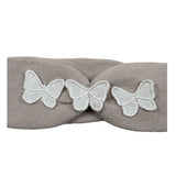 Baby Lord Fascia Capelli tinta unita con Applicazioni Beige per Neonata CO773 BEIGE BABY LORD 