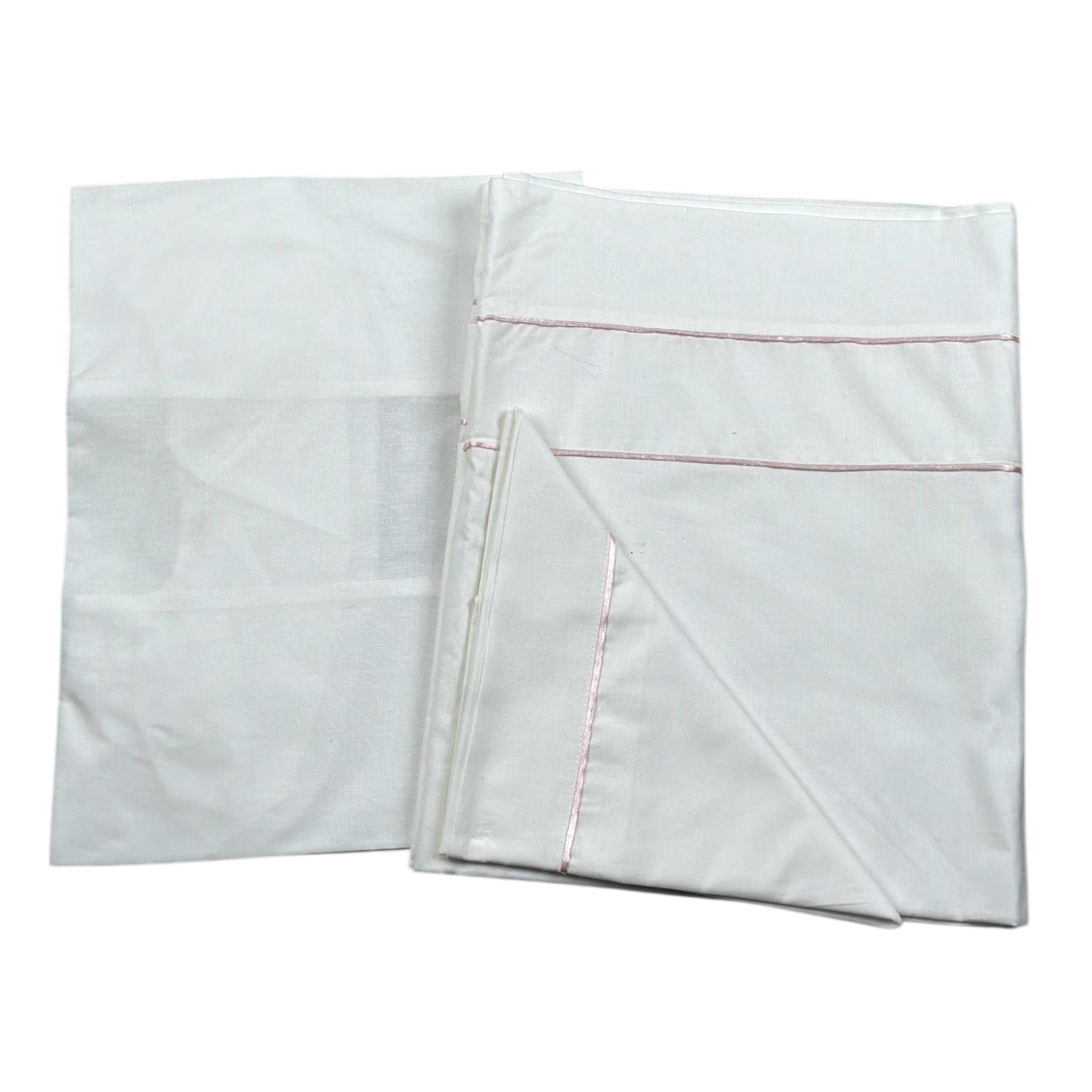 Baby Vip Set 3 Pezzi Lenzuola Tinta Unita per Neonata T1117 BIANCO BABY VIP 