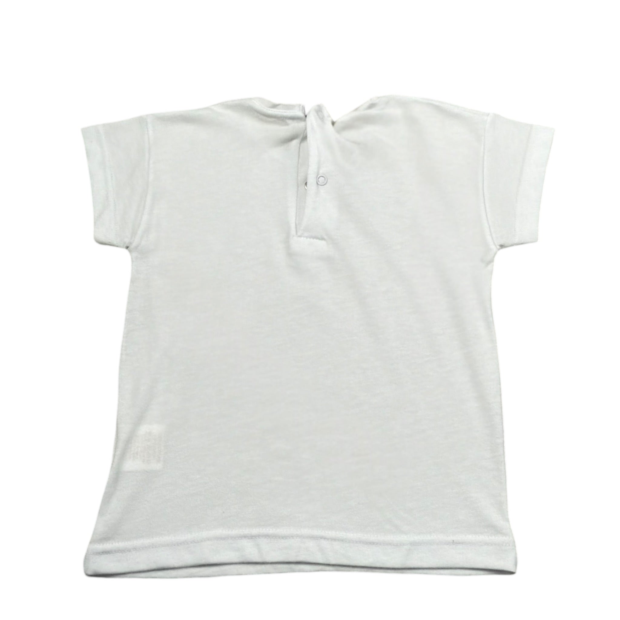 Babyvip T-Shirt Girocollo Tinta Unita per Neonato EHEH BIANCO BABYVIP 