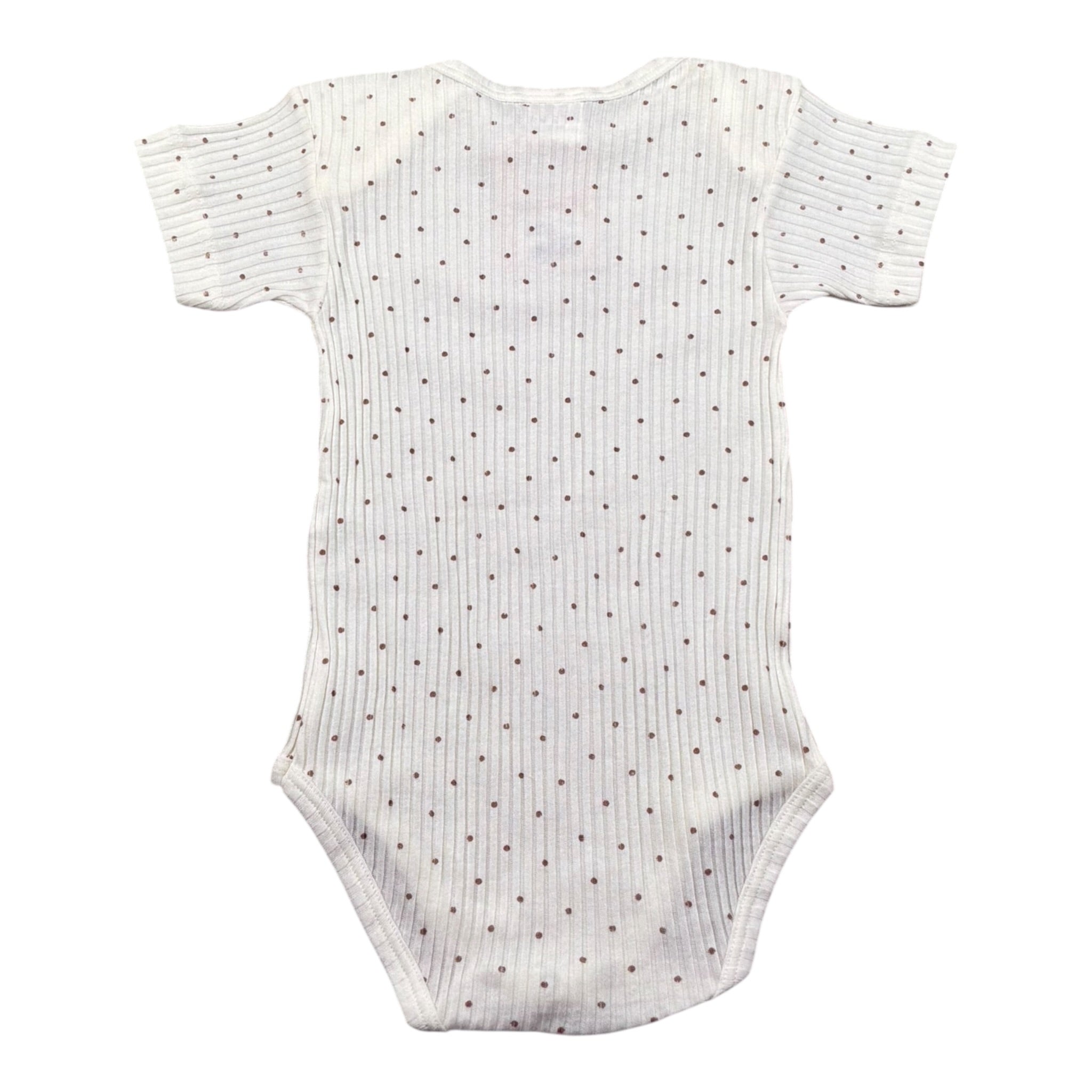 Babyvip Body Tinta Unita con Microfantasia per Neonata J1694 PANNA BABYVIP 