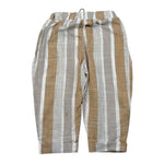 Babyvip Pantalone Tinta Unita con Elastico In Vita E Fantasia A Righe per Neonato T1297 BEIGE BABYVIP 