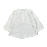 Babyvip Camicia Tinta Unita con Bottoni In Contrasto per Neonato T1345 BIANCO BABYVIP 