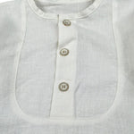 Babyvip Camicia Tinta Unita con Bottoni In Contrasto per Neonato T1345 BIANCO BABYVIP 