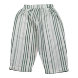 Babyvip Pantalone Tinta Unita con Fantasia A Righe per Neonato T7709 BIANCO BABYVIP 