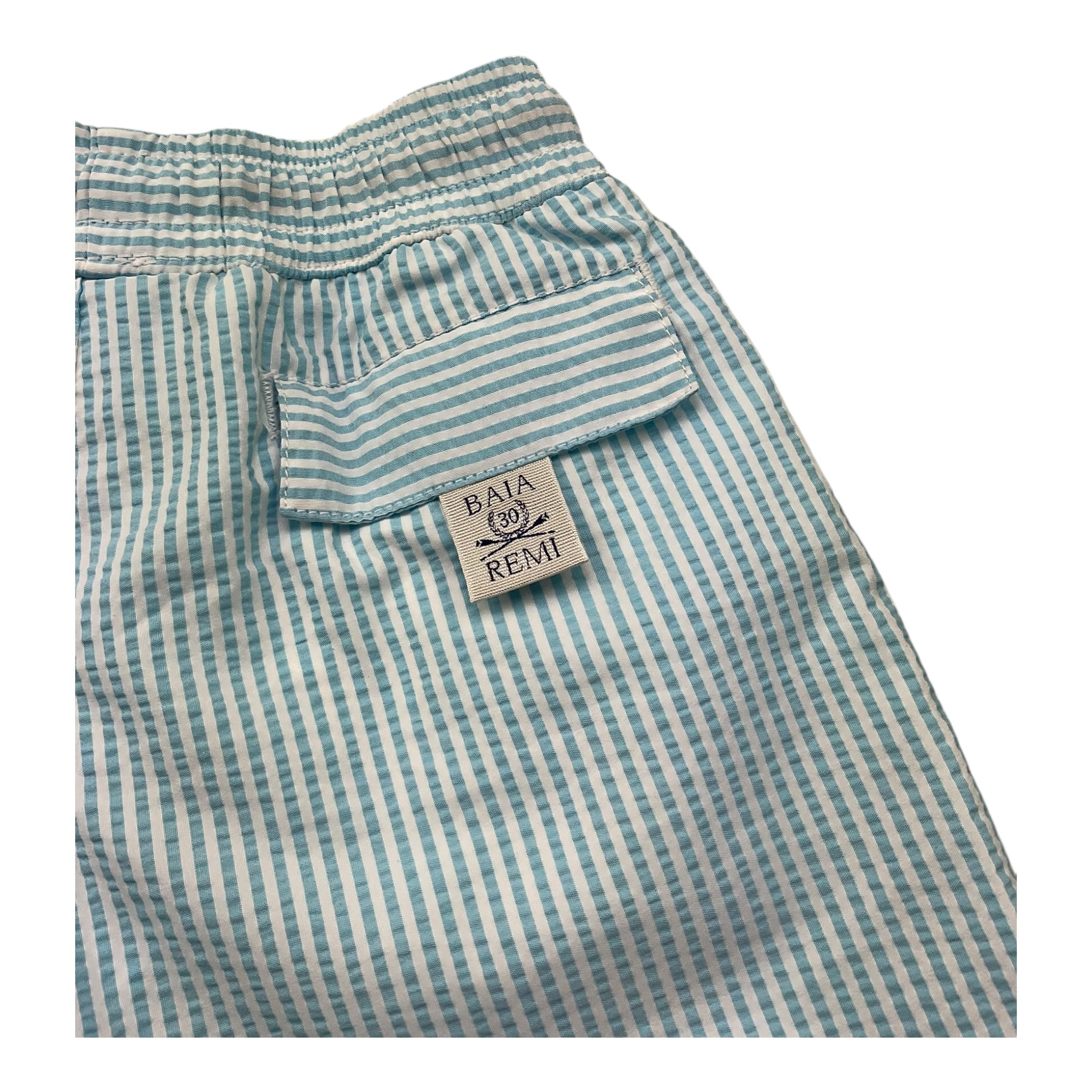 Baia30Remi Costume Fantasia A Righe per Bambino DATTILOO AZZURRO BAIA30REMI 