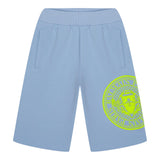 Balmain Completo 2 Pezzi Felpa Smanicata-Bermuda Tinta Unita per Bambino BU3Q80 AZZURRO BALMAIN 