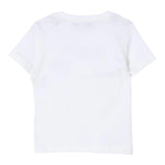 Balmain T-Shirt Girocollo Tinta Unita con Stampa per Neonata BU8501 BIANCO BALMAIN 