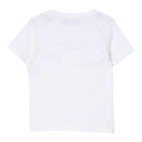 Balmain T-Shirt Girocollo Tinta Unita con Stampa per Neonata BU8501 BIANCO BALMAIN 