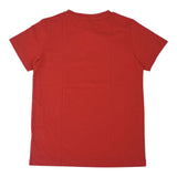Balmain T-Shirt Girocollo Tinta Unita con Stampa per Neonato BV8581 ROSSO BALMAIN 
