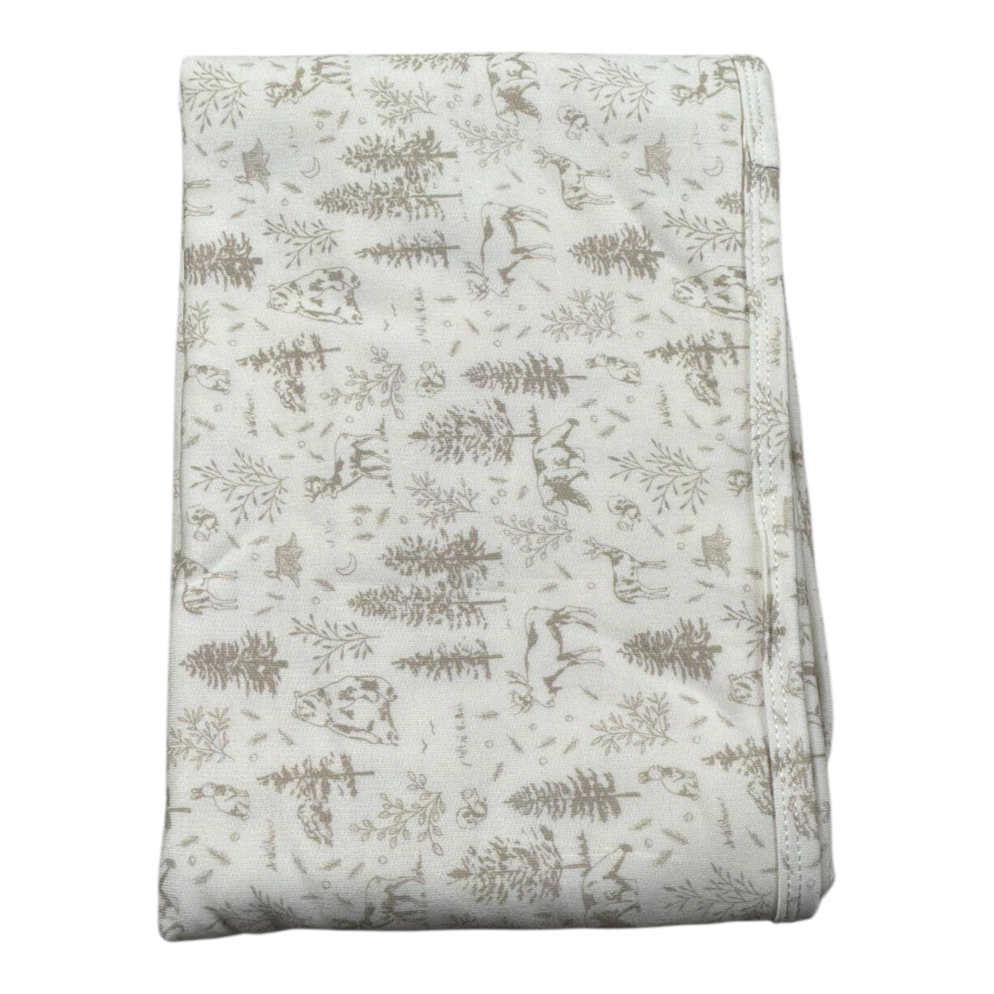 Bamboom+Babies Coperta Tinta Unita con Stampe per Neonato 215 PANNA BAMBOOM+BABIES 