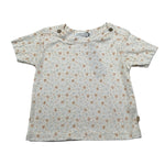 Bamboom+Babies T-Shirt Girocollo Tinta Unita con Stampa per Neonata 424 PANNA BAMBOOM+BABIES 