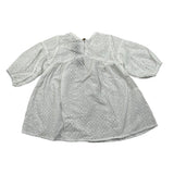 Bamboom+Babies Abito Manica Lunga Tinta Unita In Pizzo Sangallo per Neonata 816 BIANCO BAMBOOM+BABIES 