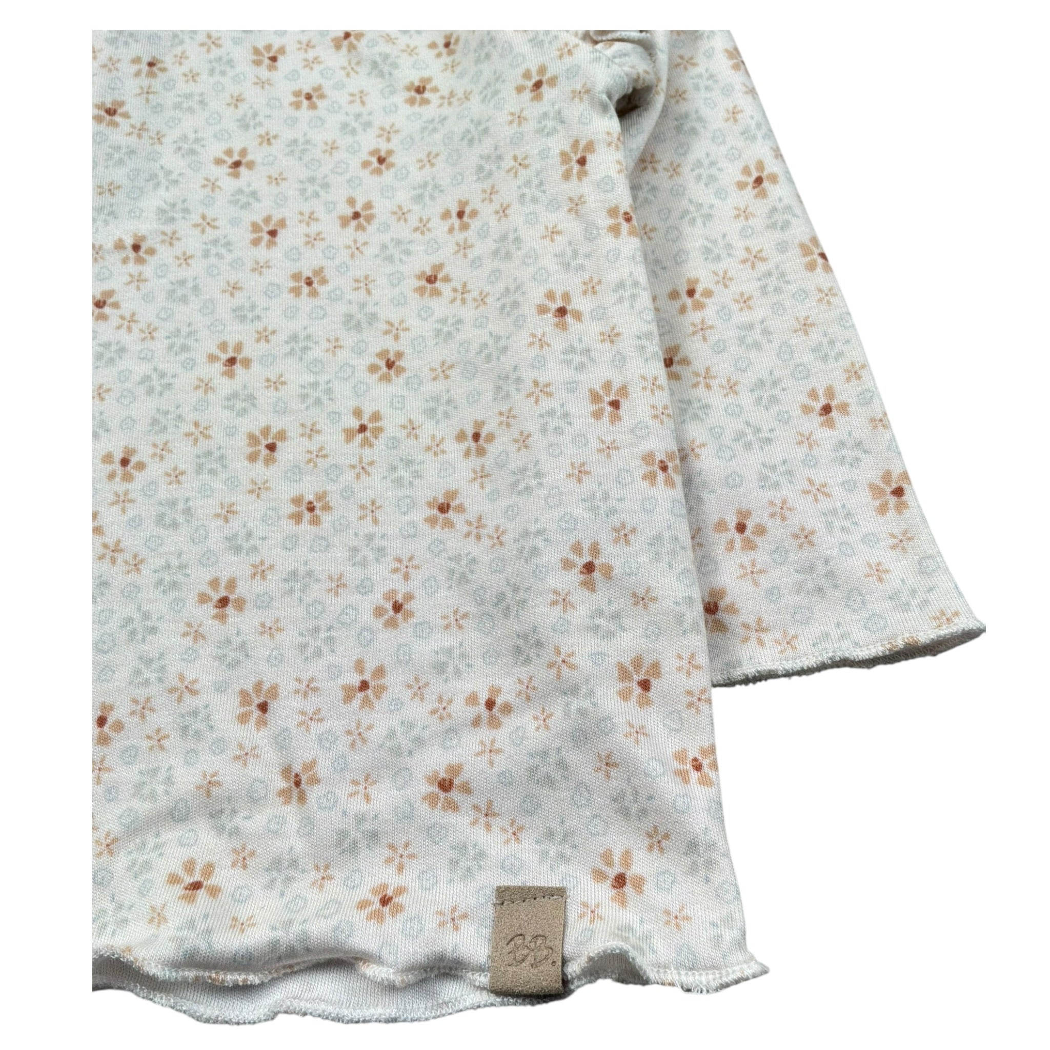Bamboom+Babies Shirt Tinta Unita con Stampe per Neonata 864 PANNA BAMBOOM+BABIES 