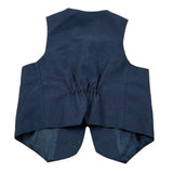 GILET TINTA UNITA 110524 BLU BARCELLINO 
