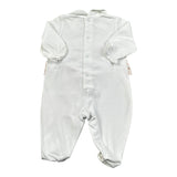 Barcellino Tutina Bicolore con Stampa per Neonata 110801 BIANCO/ROSA BARCELLINO 