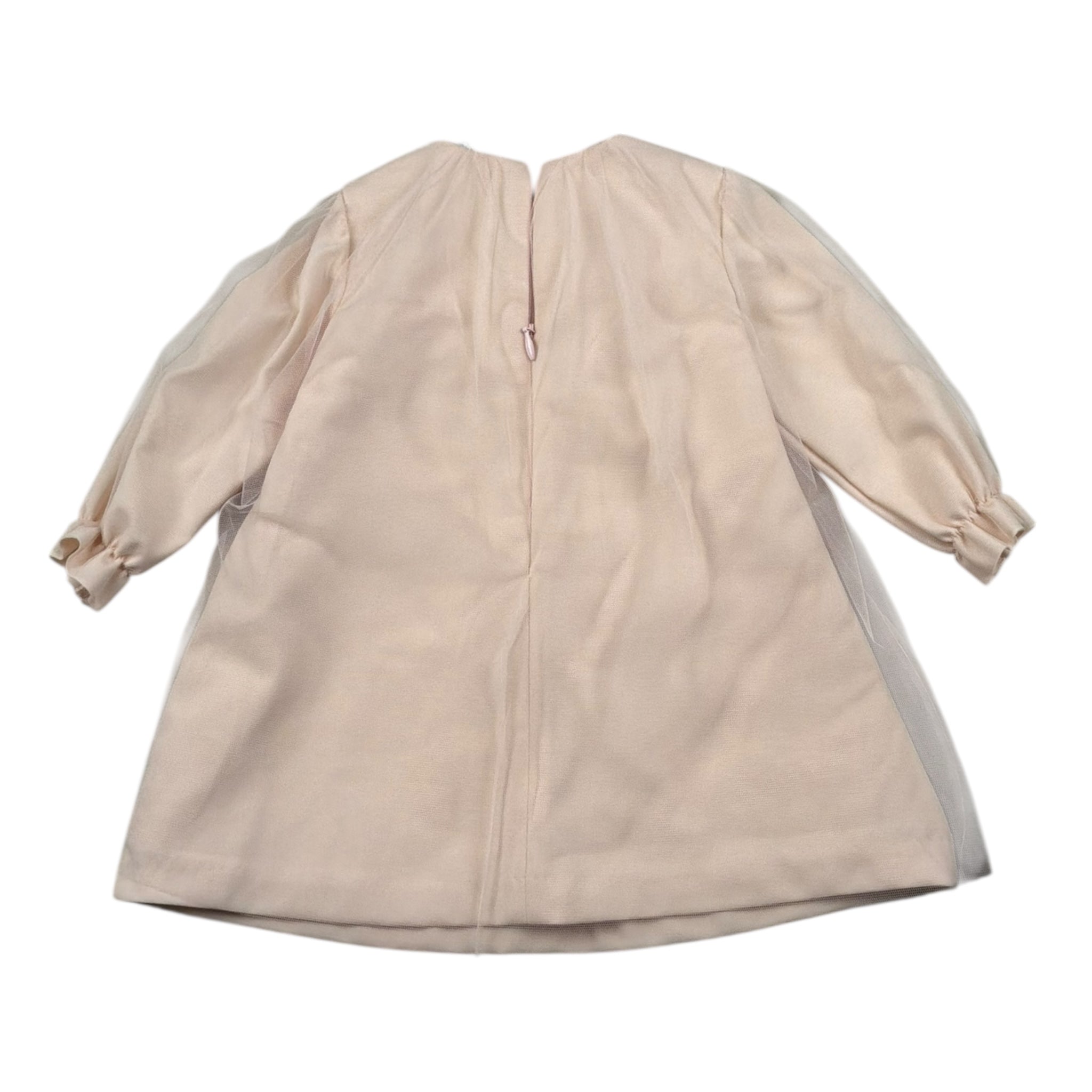 Barcellino Abito Manica Lunga Tinta Unita per Neonata 115807 ROSA BARCELLINO 
