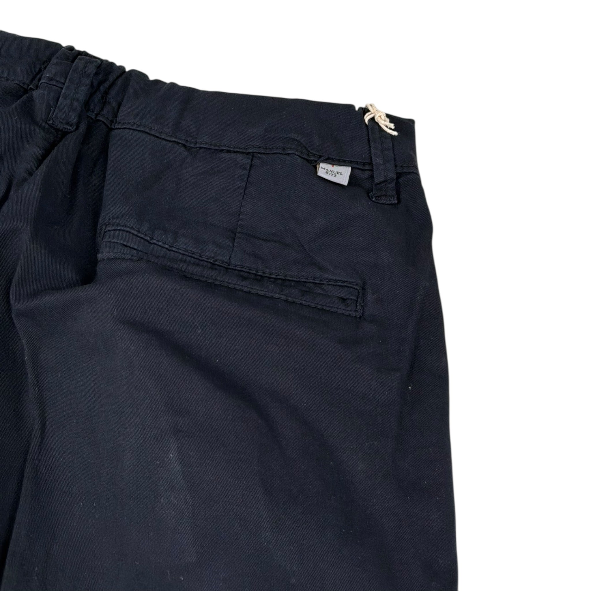 Manuel Ritz Pantalone tinta unita con Girovita Regolabile Blu per Bambino MR2536 BLU MANUEL RITZ 
