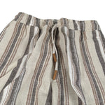 Manuel Ritz Pantalone Fantasia A Righe con Elastico In Vitaa Biege per Bambino MR3047 BEIGE MANUEL RITZ 