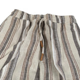 Manuel Ritz Pantalone Fantasia A Righe con Elastico In Vitaa Biege per Bambino MR3047 BEIGE MANUEL RITZ 