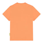 Barrow Kids T-Shirt Girocollo tinta unita con Stampa Arancione per Bambino S5BKJUTH063 ARANCIONE BARROW KIDS 