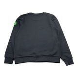 Bikkembergs Felpa Tinta Unita Girocollo con Stampa per Bambino BK3150 NERO BiKKEMBERGS 