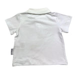 Bikkembergs Polo Tinta Unita Mezza Manica per Neonato BK3448 BIANCO BiKKEMBERGS 