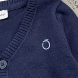 Bikkembergs Cardigan Tinta Unita con Bottoni per Neonato BK3450N BLU BiKKEMBERGS 