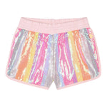 Billieblush Short Tinta Unita con Paillettes per Neonata U21067 ROSA BillIEBLUSH 