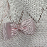 Bimbalo' Cappello tinta unita con Ricami Rosa per Neonata 7579 ROSA BIMBALO' 