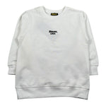Blauer Felpa Chiusa Girocollo Tinta Unita con Stampa per Neonato 25SBLKF03551N BIANCO BLAUER 