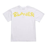 Blauer T-Shirt Tinta Unita con Stampa per Neonato 25SBLKG02565 BIANCO BLAUER 