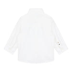 Boss Camicia Manica Lunga Tinta Unita per Neonato J51087 BIANCO BOSS 