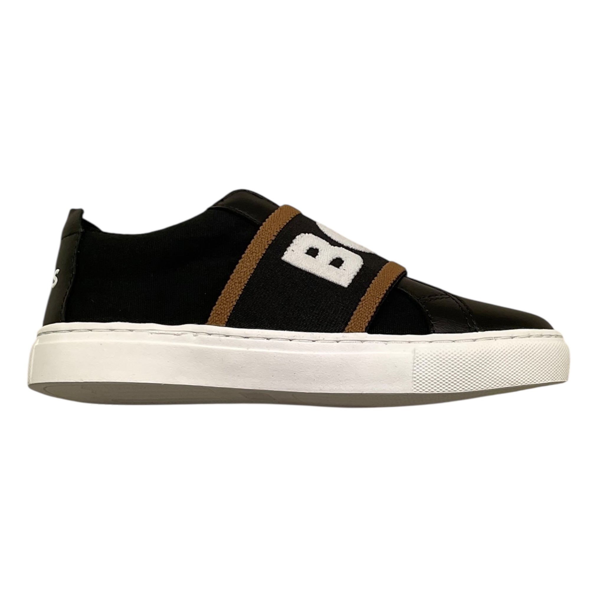 Boss Sneakers Tinta Unita con Logo per Bambino J51655 NERO BOSS 