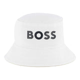 Boss Cappello Modello Pescatore Bicolore con Logo per Neonato J51698 BLU/BEIGE BOSS 