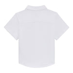 Boss Polo Mezza Manica Tinta Unita con Logo per Bambino J52017 BIANCO BOSS 