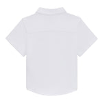 Boss Camicia Mezza Manica Tinta Unita per Neonato J52092XXN BIANCO BOSS 