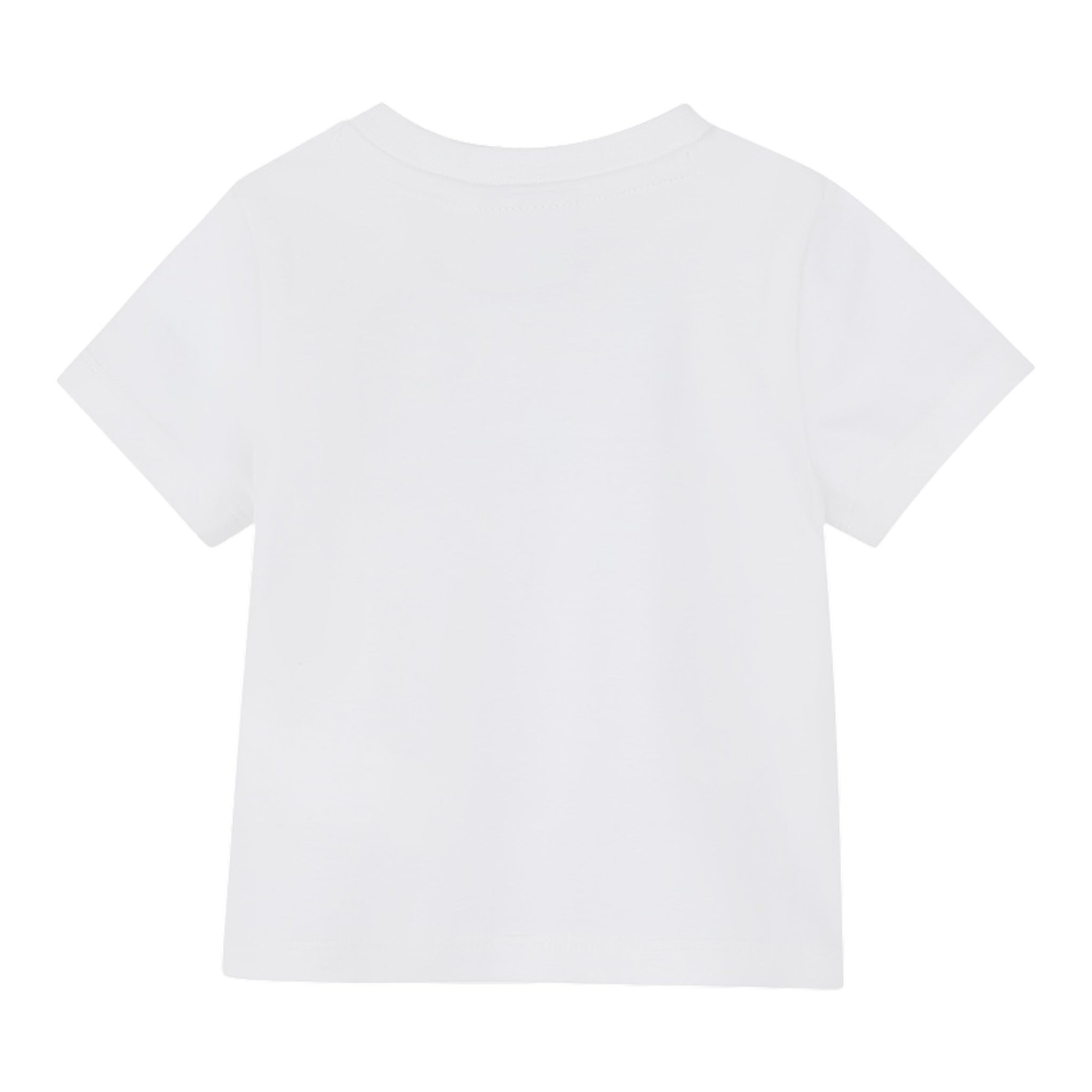 Boss T-Shirt Girocollo Tinta Unita con Stampa per Neonata J52181 BIANCO BOSS 