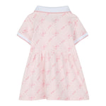 Boss Abito Mezza Manica Tinta Unita per Neonata J52184 ROSA BOSS 